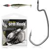 Dovesun EWG - Ganci a vite senza fine Texas, 100 ami da pesca per acqua dolce e salata, 5 misure x 100 pezzi