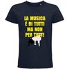 all You Can Tee T-Shirt La Musica Navy T-Shirt Unisex - Adulto