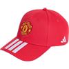 adidas Unisex - Adulto Manchester United Hat, MUFC Red/White, XS-S