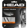 HEAD Lynx Touch - Corda da tennis, 1,30 mm, 16 g, colore: Nero trasparente