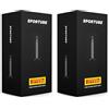 Pirelli Butyl Tubes Unisex Adulto, Nero, 2.1/2.3-29, Presta 48mm (Confezione da 2)