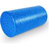 ProsourceFit High Density Foam Rollers 12 - inches long, Firm Full Body Athletic Massager for Back Stretching, Yoga, Pilates, Post Workout Trigger Point Release, Blue