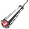 Holleyweb Olympic Barbell Curl Bar EZ Bar Strength Training Bar filettato Chrome Bar per sollevamento pesi, hip thrusts, squat e affondi