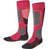 FALKE unisex bambini SK2 calzini da sci imbottitura media protezione tibia | con imbottitura media per il massimo comfort e controllo