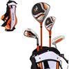 Precise Esclusivo set di mazze da golf per mancini per bambini dai 3 ai 5 anni (altezza da 3 a 3'8), solo per mancini, il set include: driver (38,1 cm), legno ibrido (22*), ferro n. 7, putter, borsa con