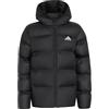 adidas Unisex - Bambini e ragazzi Synthetic Down Coat, black/REFLECTIVE SILVER, 13-14 Years