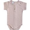 BABIDU Body da bambino a maniche corte con abbottonatura in 100% cotone, morbido e traspirante, ideale per neonati, primo utilizzo, comodo abbigliamento unisex per ragazzi e ragazze