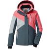 Killtec Ksw 209 Grls Ski Jckt Giacca da sci/giacca funzionale con cappuccio e paraneve Bambine e ragazze