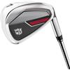 Wilson Staff Golf Clubs, Dynapower Iron Set 5-PW, Steel, per Uomo