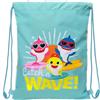 Safta Baby Shark Surfing Gymsack One Size