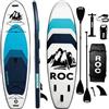 Roc Inflatable Stand Up Paddle Boards 10 ft 6 in with Premium SUP Paddle Board Accessories, Wide Stable Design, Non-Slip Comfort Deck for Youth & Adults