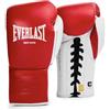 Everlast Powerlock OG Pro Fight Guanti da Boxe 8oz Rosso/Bianco Allacciatura a Lacci per Sacco e Competizione con Schiuma Avanzata