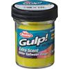 Berkley Gulp! Esca da pesca in pasta per acqua salata | Pasta morbida per esche artificiali con diffusione estrema del profumo | Formula Gulp! | 65 g | Giallo sole con glitter argento