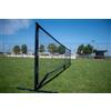 Carrington Kit di mini tennis, dimensioni della rete a scelta, kit in alluminio, tutto incluso, reti e pali trasportabili, calcio e tennis, Futnet (kit calcio Tennis dimensione ufficiale 6 m x 1,10 m)