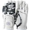 Wilson Staff Fit-all JR Glove, WGJA00913 Guanto da Golf, Mano Sinistra, per Ragazzi, Microfibra/Tessuti Sintetici, Bianco/Nero, Taglia Unica