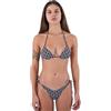Hurley Itsy Bitsy Bikini Top, Tiki Multi/Pnk Pnch, XS Donna