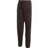 adidas Femme Seasonal Essentials Leopard Print French Terry Pants with 3-Stripes, Aurora Coffee/Multicolor, M