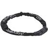 Prophete Unisex - Lucchetto a catena per adulti, combinazione di 4 cifre, senza codificazione, dimensioni: 90 cm/Ø 6 mm, nero, taglia unica