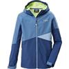 Killtec Bambini e ragazzi Giacca softshell/giacca outdoor con cappuccio KOS 142 BYS SFTSHLL JCKT, taubenblau, 164, 44087-000