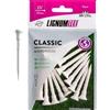 LIGNUM Longridge Tee da golf LINUM Ring System Tee da golf in legno bianco, 53 mm bianco