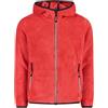 CMP - Kid G Jacket Fix Hood, Corallo, 92