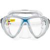 Cressi Big Eyes Evolution Mask SIL Crystall/Frame Blue