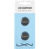 Luxilon WRZ539000 Antivibrazioni LXN Dampener, per Racchetta da Tennis, Grigio, 2 Unità