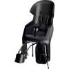 BOBIKE 8010900001 - Seggiolino Posteriore Bicicletta Bambini Reclinabile Al Telaio EXCLUSIVE EVOLVE MAXI poggiatesta regolabile e cintura a 5 punti, fino a 22 kg, Nero Urbano