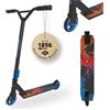 Schildkröt Untwist Stunt Scooter | Monopattino Acrobatico Freestyle | Telaio in Alluminio | Ruote PU 100 mm | Manubrio Girevole 360° | Design Verde/Giallo | Età 8+