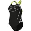 ARENA Feel Graphic Swim PRO Back Costume Intero Donna, Costume da Bagno ad Asciugatura Rapida, Costume da Bagno Sportivo in Tessuto Maxfit Eco Resistente al Cloro e al Sale con Protezione UV UPF 50+