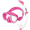 SEAC Bella Color Kit Maschera e Boccaglio Snorkeling Unisex Bambini Rosa Taglia Unica