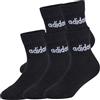 adidas Unisex - Bambini e ragazzi Linear Kids Ankle Socks 5Pp, black/black/black/black, 6-7 Years