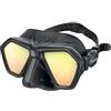 SEAC Eagle, Maschera Compatta a Volume Ridotto per Apnea e Pesca Subacquea, Nero