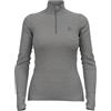 Odlo Merino 200 Maglia Termica Donna in Lana Merino con 1/2 Zip | Intimo termico base layer in lana merino 200 g/m² | Caldo, traspirante e antiodore | Mezza zip per sci e trekking
