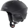 uvex ultra, casco da sci robusto unisex, regolazione individuale delle dimensioni, aerazione ottimizzata, black matt, 55-59 cm