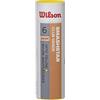 Wilson Smashstar Volani da Badminton, Confezione da 6, velocità 78, Plastica/Sughero Naturale, WRT6050WH78, Giallo