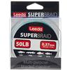 LEEDA Super Braid 50lb 300yds / 274m, Treccia, 274 m. Unisex-Adulto, Altro, 22,7 kg