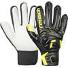Reusch Guanti da portiere bambini | Protezione delle dita | Presa robusta | allenamenti e partite, erba sintetica, naturale e campi in terra battuta, Taglie 4-8,Attrakt Starter Solid Finger Sup. Junior