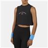 Reebok Lux Cropped Graphic Tank T-Shirt Donna