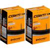 Continental Air Tube - Bicycle MTB 29 pollici Tube Tube, nero, 47/62-622 (Confezione da 2)
