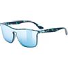 uvex heyday - occhiali sportivi per adulti - forte protezione UV - 100% protezione UVA, B, C - blue havana/iceblue mirror - one size