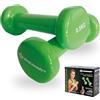 Schildkröt Fitness Set di Manubri in Vinile, 2 x 0,5kg, Verde,960204