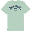 Billabong Maglietta a Maniche Corte all Day a Tema da Uomo, Colore: Verde
