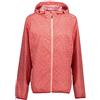 CMP - Giacca Donna con Cappuccio Antipioggia, Corallo, L
