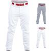 Rawlings PRO 150 Series - Pantaloni da Baseball, per Adulti, con Tubi, Lunghezza Intera