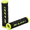 Massi Comp Double Density - Impugnature per Bicicletta, Colore Nero/Neon