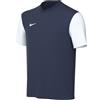 Nike Y Nk DF Tiempo Prem II JSY SS in Jersey, Blu Mezzanotte Navy/Bianco, 13-15 Jahre Unisex-Bambini e Ragazzi