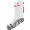 Erima 2181924 Calze, Unisex Bambini, Bianco/Rosso, 47-50