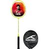 HUNDRED Powertek 200 PRO racchetta da badminton con head cover | alluminio | incordata | peso 95g | tensione 18-20lbs | grip G5 | per giocatori intermedi