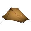 3F UL Gear Lanshan 2 - Tenda da campeggio, ultraleggera, impermeabile, leggera, design a triangolo, 4 stagioni, ideale per campeggio, escursionismo e sopravvivenza (2P Khaki 4 stagioni)